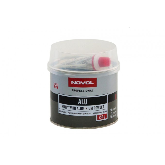 Шпатлевка автомобильная NOVOL Alu Putty With Aluminium Powder 0,75 кг. NOVOL ALU PUTTY 0.75